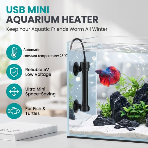 Usb mini aquarium fish - usb, tank