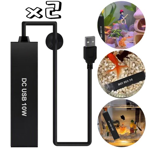 2pcs 10w aquarium - aquarium, usb